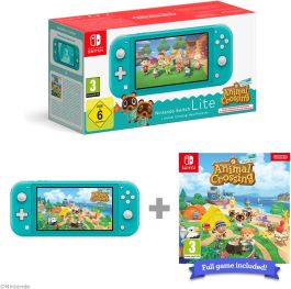 Nintendo Switch Lite Handheld Console - Turquoise - Animal Crossing New Horizons