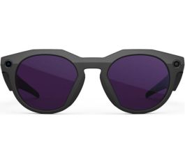 OAKLEY Meta HSTN Glasses - Black, Clear to Amethyst Transitions
