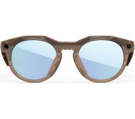 OAKLEY Meta HSTN Glasses - Brown Smoke, Prizm Deep Water Polarised