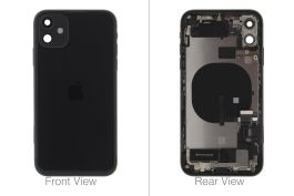 Official Apple iPhone 11 Black Battery Cover (OEM Pulled)