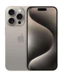 Apple iPhone 15 Pro 256GB Natural Titanium Sim Free / Unlocked Mobile Phone - MTV53ZD/A