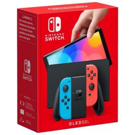 Nintendo Switch OLED - Neon Red & Blue