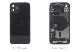 USA SPEC - Official Apple iPhone 12 Black Battery Cover (OEM Pulled)