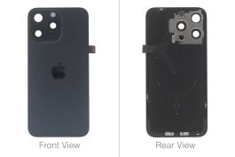 Official Apple iPhone 15 Pro Max Blue Titanium Battery Cover (OEM Pulled)
