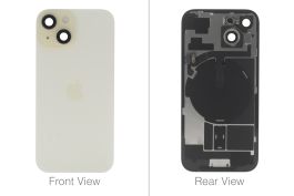 Official Apple iPhone 15 Yellow Battery Cover (OEM Pulled)