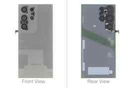 Official Samsung Galaxy S24 Ultra SM-S928 Titanium Grey Rear / Battery Cover - GH82-33349A