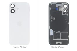 Official Apple iPhone 16 White Battery Cover (OEM Pulled)