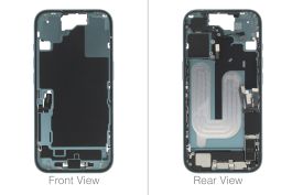 Official Apple iPhone 16 Green Chassis / Middle Frame (OEM Pulled)