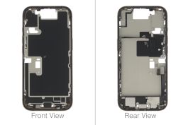 Official Apple iPhone 16 Pro Desert Titanium Chassis / Middle Frame (OEM Pulled)