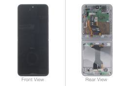 Official Samsung Z Flip 6 5G SM-F741 Silver Shadow LCD Screen & Digitizer - GH82-35014A