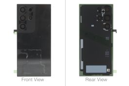 Official Samsung Galaxy S24 Ultra SM-S928 Titanium Black Rear / Battery Cover - GH82-33349B