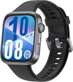 Official Huawei Watch Fit 4 - Aluminium Alloy Black, Fluoroelastomer Strap - A-Grade