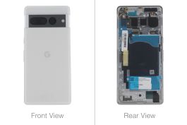 Official Google Pixel 7 Pro Cotton White Rear / Battery Cover - G949-00297-01