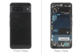 Official Google Pixel 8 Obsidian Black Rear / Battery Cover - G949-00563-01