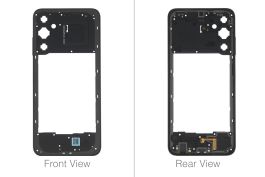 Official Samsung Galaxy A05s SM-A057 Black Chassis / Middle Frame - GH81-24411A