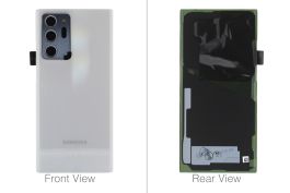 Official Samsung Galaxy Note 20 Ultra 5G SM-N986 Mystic White Battery Cover - GH82-23281C