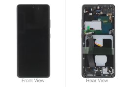 Official Samsung Galaxy S21 Ultra 5G SM-G998 Phantom Black LCD Screen & Digitizer - GH82-26035A / GH82-26039A (No Camera)