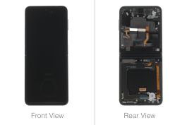 Official Samsung Galaxy Z Flip 3 5G Black Inner Flip LCD Screen (No Camera) - GH82-27244A / GH82-27243A