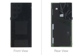 Official Samsung Galaxy S22 Ultra 5G SM-S908 Black Rear / Battery Cover - GH82-27457A