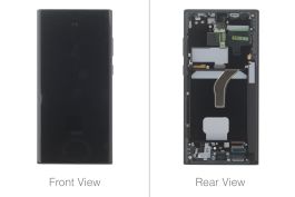 Official Samsung Galaxy S22 Ultra S9080 Graphite / Sky Blue / Red Screen & Digitizer - GH82-27488E