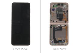 Official Samsung Galaxy Z Flip 4 5G Pink Gold LCD Screen & Digitizer - GH82-29440C / GH82-30239C