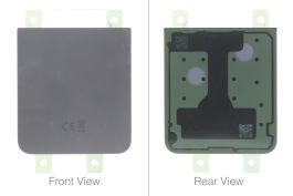 Official Samsung Galaxy Z Flip 6 5G SM-F741 Silver Shadow Battery Cover - GH82-35182A