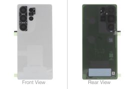 Official Samsung Galaxy S25 Ultra SM-S938 Titanium Whitesilver Rear / Battery Cover - GH82-36353C