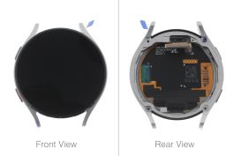 Official Samsung Galaxy Watch 4 44mm SM-R870 Silver LCD Screen - GH97-26410B