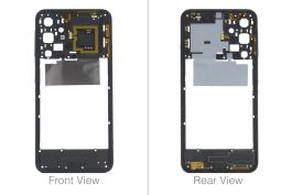 Official Samsung Galaxy A16 5G SM-A166 Blue Black Chassis / Middle Frame - GH98-49821A