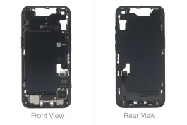 Official Apple iPhone 14 Midnight Middle Frame / Chassis (OEM Pulled)