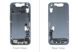 Official Apple iPhone 14 Blue Middle Frame / Chassis (OEM Pulled)