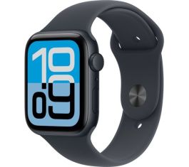 APPLE Watch SE 3 - 44 mm Midnight Aluminium Case with Midnight Sport Band, M/L - MEHQ4MP/A