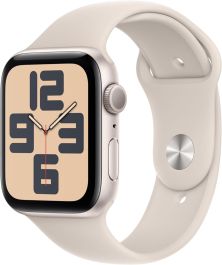 APPLE Watch SE (2023) - 44 mm Starlight Aluminium Case with Starlight Sports Band, M/L - A-Grade