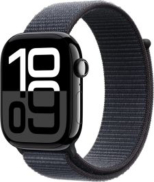 APPLE Watch Series 10 - 46 mm Jet Black Aluminium Case with Ink Sport Loop - A-Grade