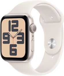 APPLE Watch SE - 40 mm 2nd Gen Starlight Aluminium Case with Starlight Sport Band, M/L - A-Grade