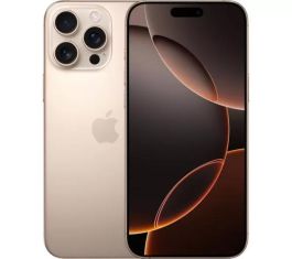 Apple iPhone 16 Pro Max 256GB Desert Titanium Sim Free / Unlocked Mobile Phone - MYWX3QN/A