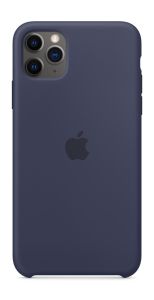 Official Apple iPhone 11 Pro Max Silicone Case - Midnight Blue