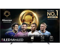 HISENSE 100U7NQTUK 100" Smart 4K Ultra HD HDR Mini LED TV with Amazon Alexa