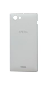 Genuine Sony ST26i Xperia J White Battery Cover - 1265-3121