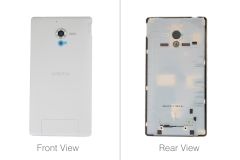 Genuine Sony Xperia ZL C6502, C6503, C6506 White Battery Cover - 1269-2915