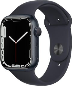 APPLE Watch Series 7 - Midnight Aluminium with Midnight Sports Band, 45 mm - A-Grade