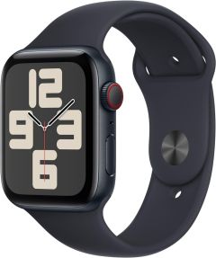 APPLE Watch SE Cellular (2022) - Midnight with Midnight Sports Band, 44 mm - A-Grade