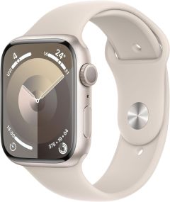 APPLE Watch Series 9 - 45 mm Starlight Case with Starlight Sport Band, S/M - A-Grade
