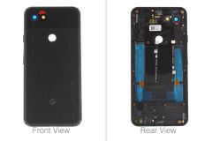 Official Google Pixel 3a XL ROW Jet Black Rear / Battery Cover - 20GB4BW0003
