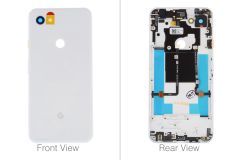 Pre-Owned - Official Google Pixel 3a XL ROW Clearly White Rear / Battery Cover - 20GB4WW0003