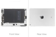 Official Apple iPad Air (1st Gen) Wi-Fi A1474 Silver Rear Assembly With Battery - Mixed Grade
