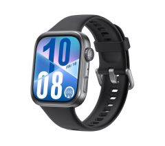 HUAWEI Watch Fit 4 - Aluminium Alloy Black, Fluoroelastomer Strap - 55020EWT