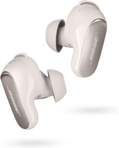 BOSE QuietComfort Ultra Wireless Bluetooth Noise-Cancelling Earbuds - White Smoke