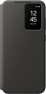 Official Samsung Galaxy S24 FE Black Smart View Wallet Case - EF-ZS721CBEGWW