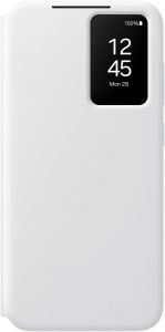Official Samsung Galaxy S24 FE White Smart View Wallet Case - EF-ZS721CWEGWW